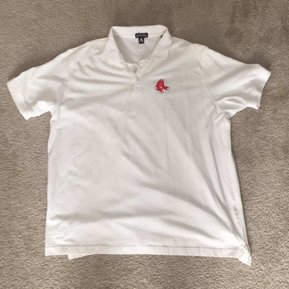 White Red Sox polo shirt